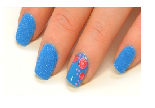 Nail Lab, Real Time, puntata 2, Blue Crystal Flower