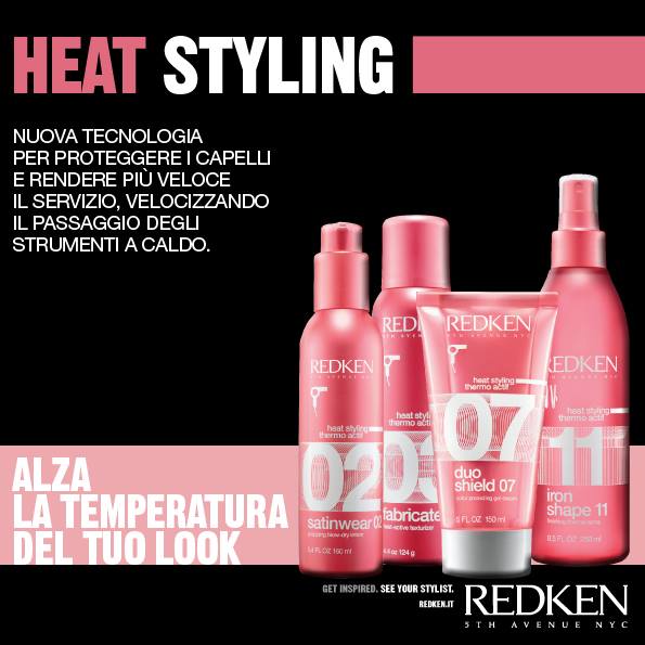 Redken Heat Styling: protezione per capelli ad alte temperature