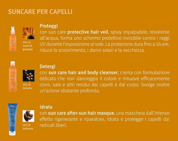 prodotti Aveda Sun Care