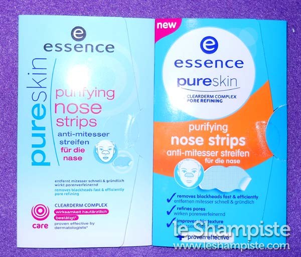 Provati per voi: Essence Pure Skin Purifying Strips, vecchia e nuova versione a confronto