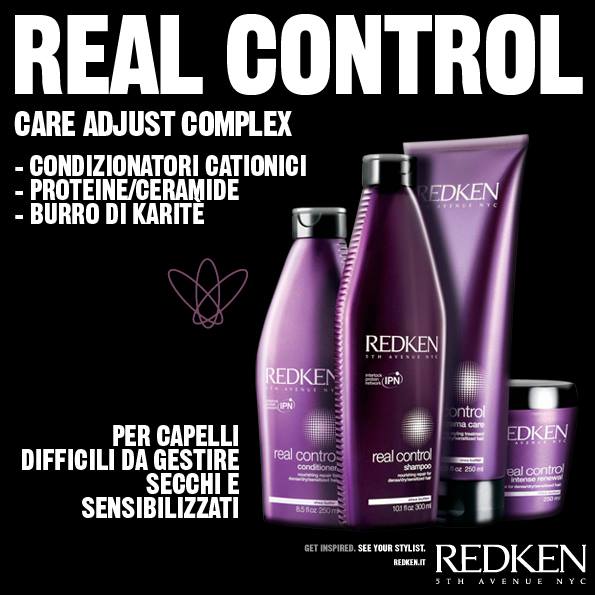 capelli sensibilizzati redken real control