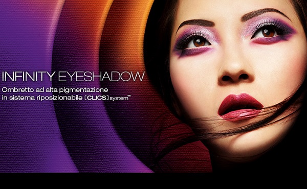 Infinity Eyeshadow, novità ombretti di Kiko
