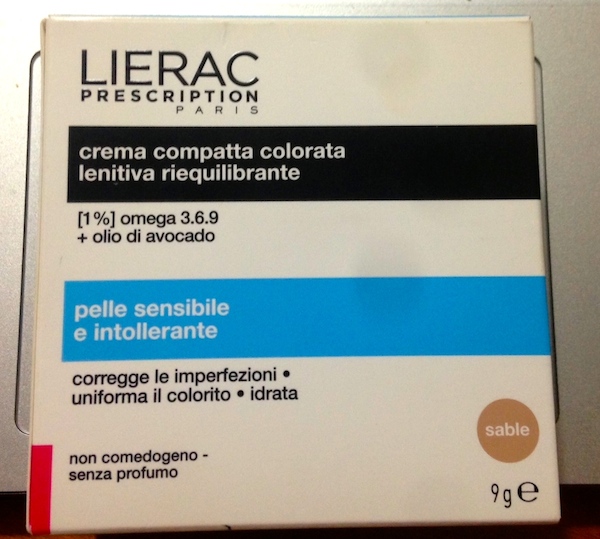 Provati per voi: Lierac Prescription Crema Compatta Colorata lenitiva riequilibrante 