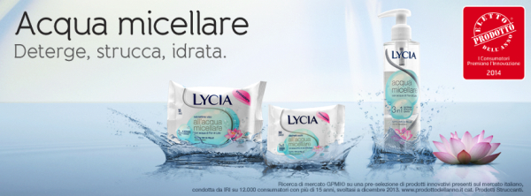 lycia linea acqua micellare prodotto dell'anno