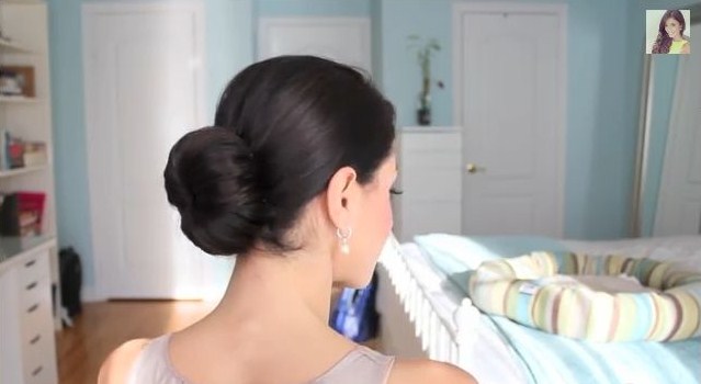 chignon con la ciambella