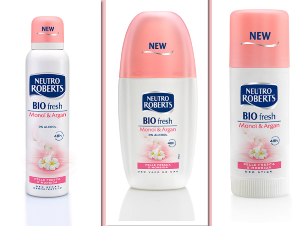 Neutro Roberts Bio Fresh deodoranti novità