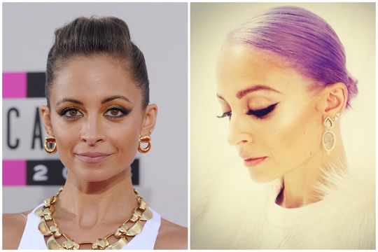 Nicole Richie con i capelli blu: addio al viola!