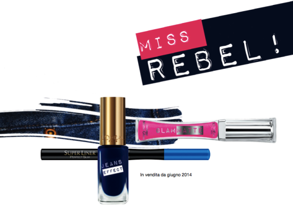 L'Oreal Paris lancia la collezione make up Miss Rebel