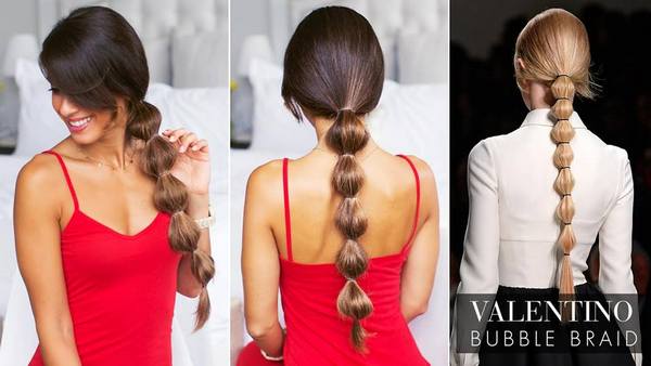 Video tutorial capelli: la treccia a bolle della sfilata di Valentino