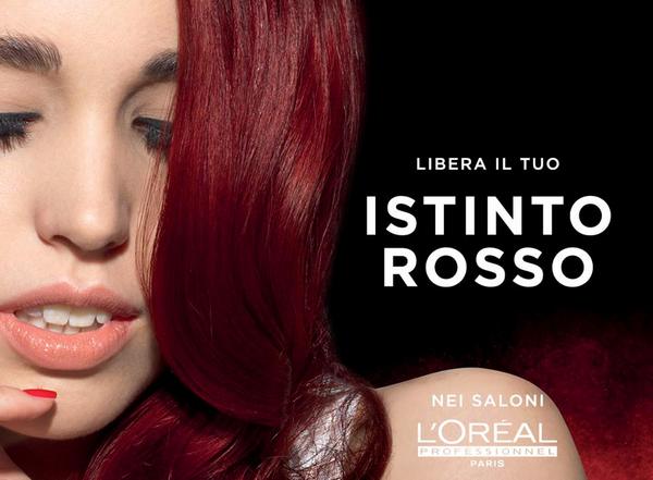 Istinto rosso, la nuova collezione Inoa di L'Oréal Professionnel