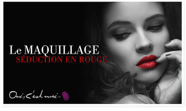 Maria Galland presenta Maquillage Séduction en Rouge 