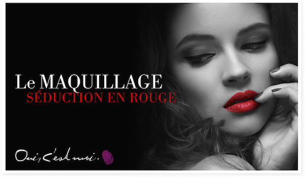 Maria Galland Maquillage Séduction en Rouge