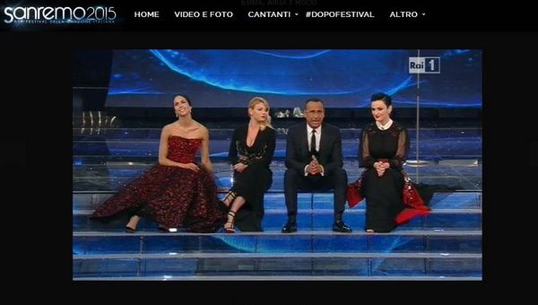 Sanremo 2015 prima serata, le acconciature delle vallette