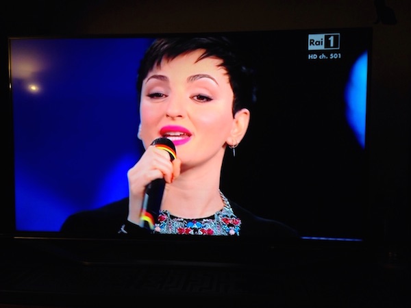 Il make up di Arisa a Sanremo 2015