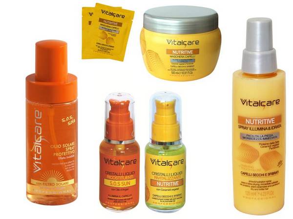 Proteggi i tuoi capelli dal sole con le linee SOS Sole e Nutritive di Vitalcare