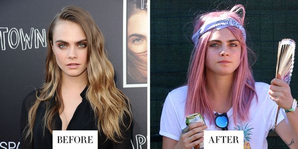 Cara Delevigne sceglie i capelli rosa