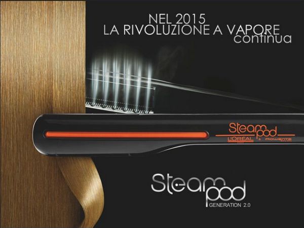 Nuova piastra a vapore Steampod 2.0 di L'Orèal