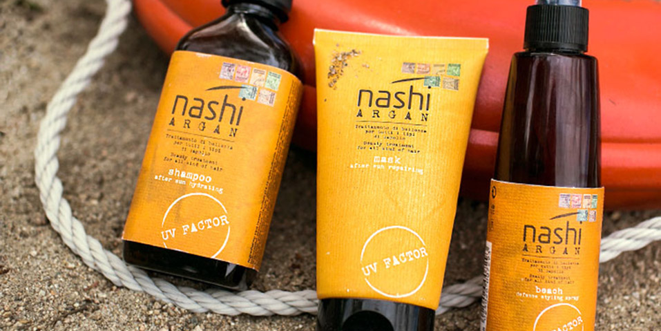 Solari Nashi Argan per proteggere i capelli dal sole