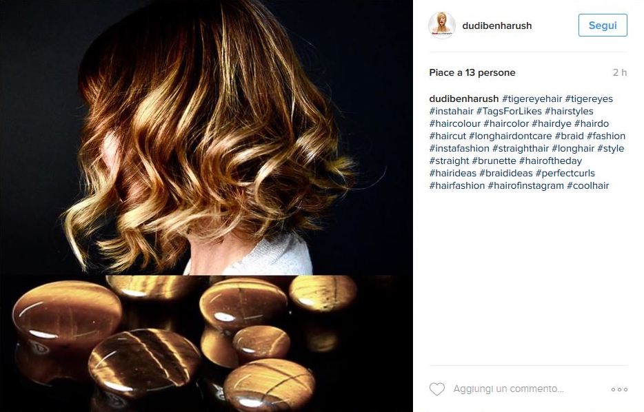 Tendenze colore capelli 2016: il colore castano occhio di tigre